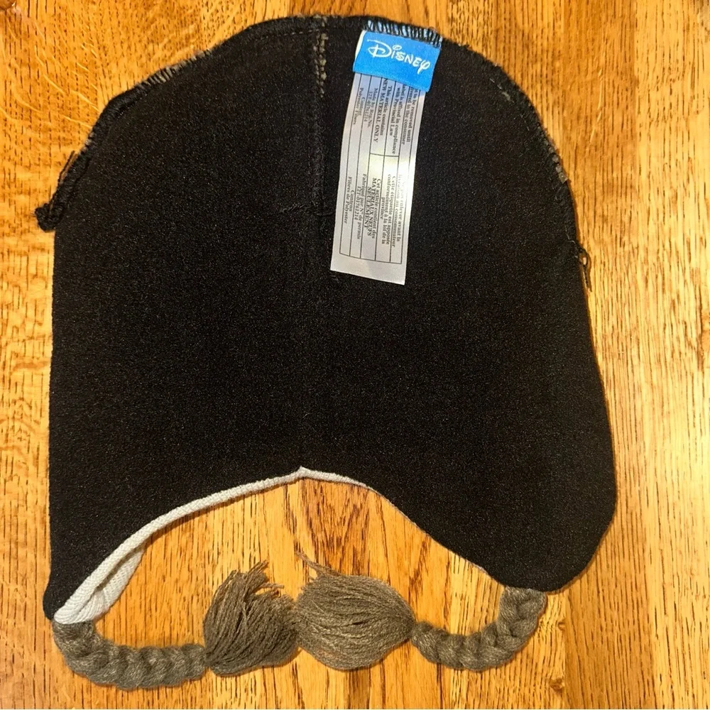 NWOT Disney Knit Hat 100% acrylic with black fleece lining 100% polyester